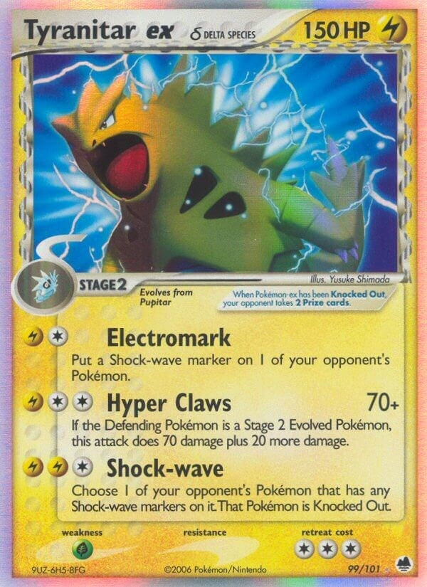 Tyranitar ex (Delta Species) (99/101) (DF)