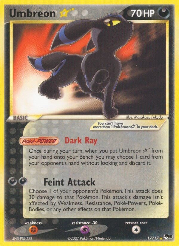 Umbreon Star (017/017) (POP)