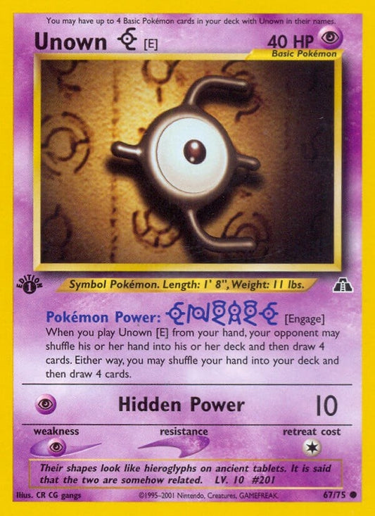 Unown [E] (67/75) (N2)