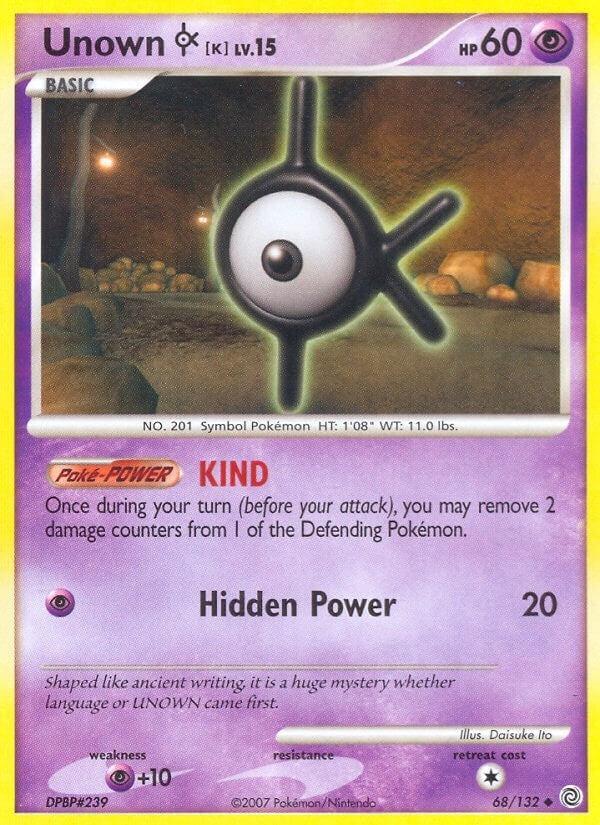 Unown [K] (68/132) (SW)
