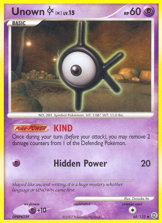 Unown [K] (68/132) (SW)
