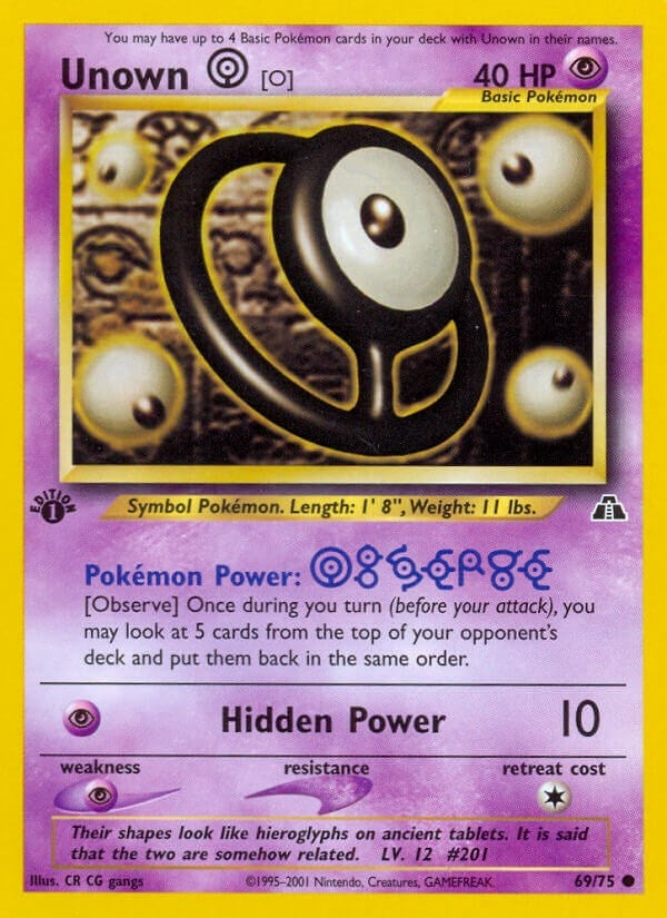 Unown [O] (69/75) (N2)