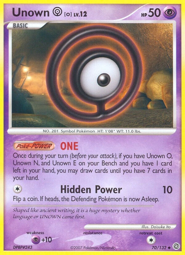 Unown [O] (70/132) (SW)