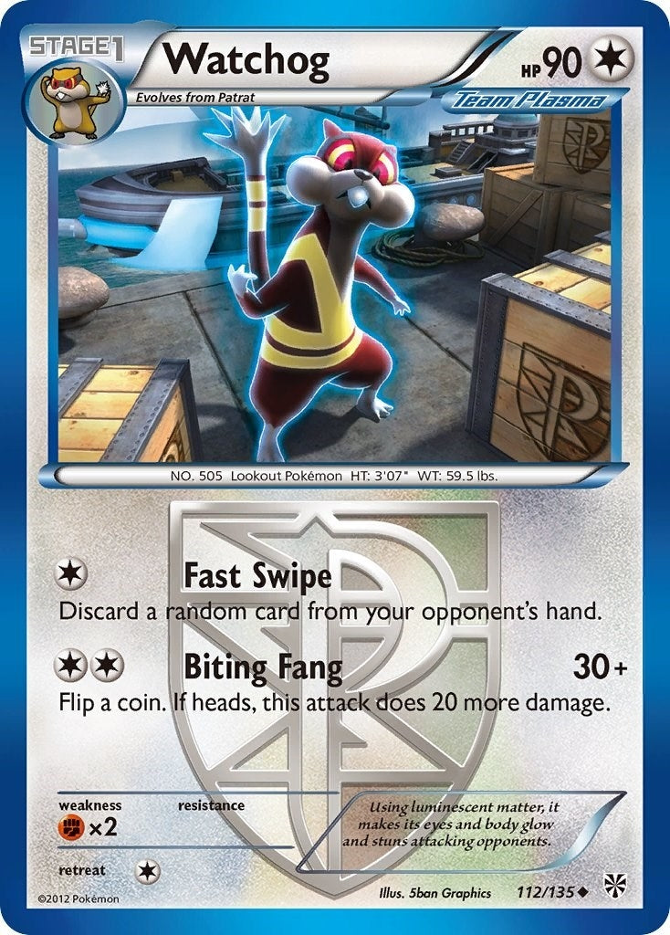 Watchog (Team Plasma) (112) (112/135) (PLS)
