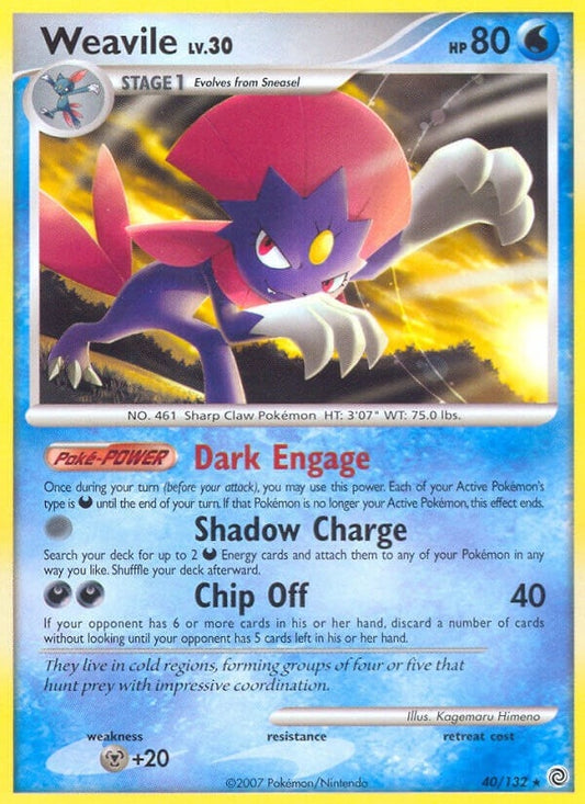 Weavile (40/132) (SW)