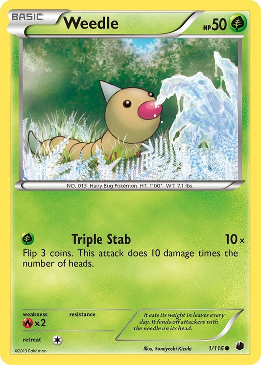 Weedle (1/116) (PLF)