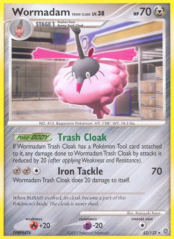 Wormadam Trash Cloak (43/132) (SW)