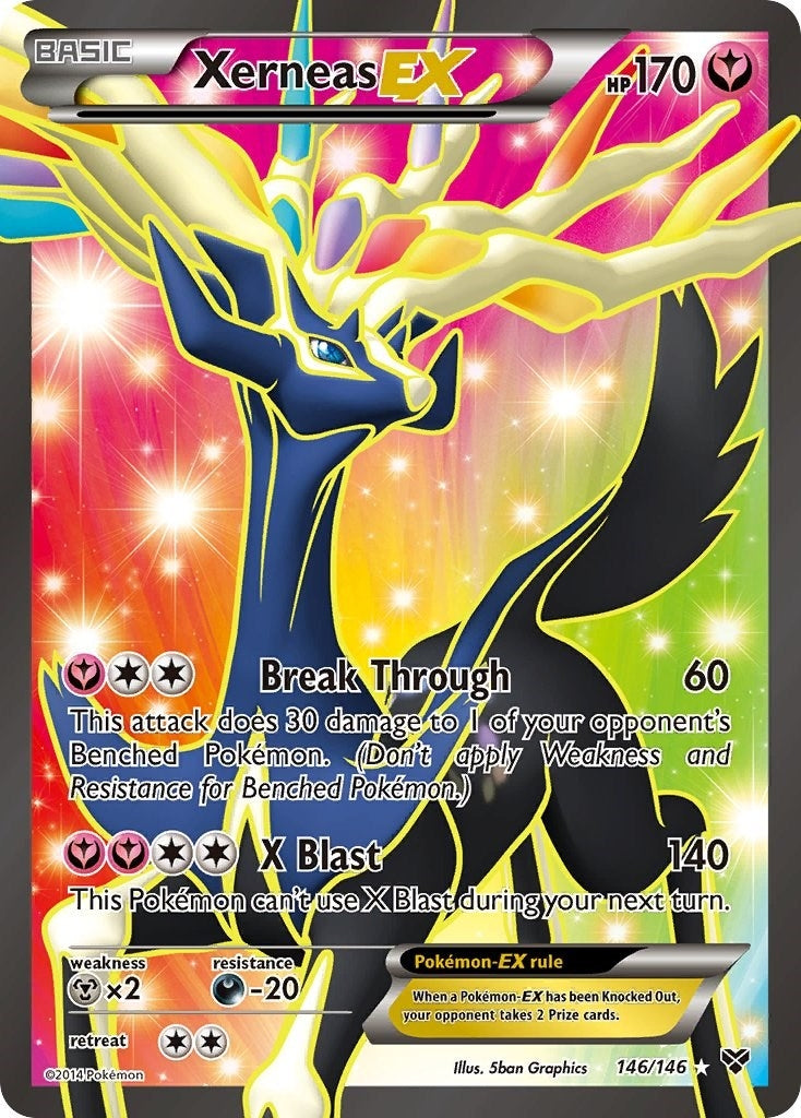 Xerneas EX (146 Full Art) (146/146) (XY)