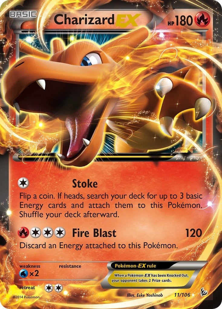Charizard EX (11) (11/106) (FLF)