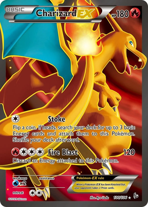 Charizard EX (100 Full Art) (100/106) (FLF)
