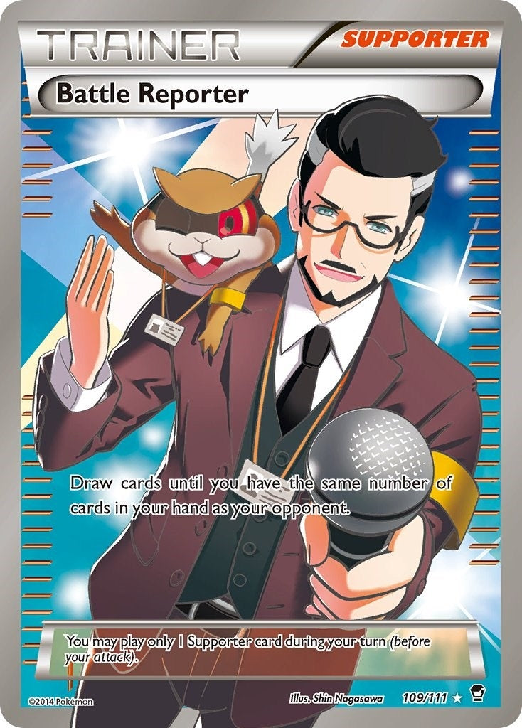 Battle Reporter (109 Full Art) (109/111) (FFI)