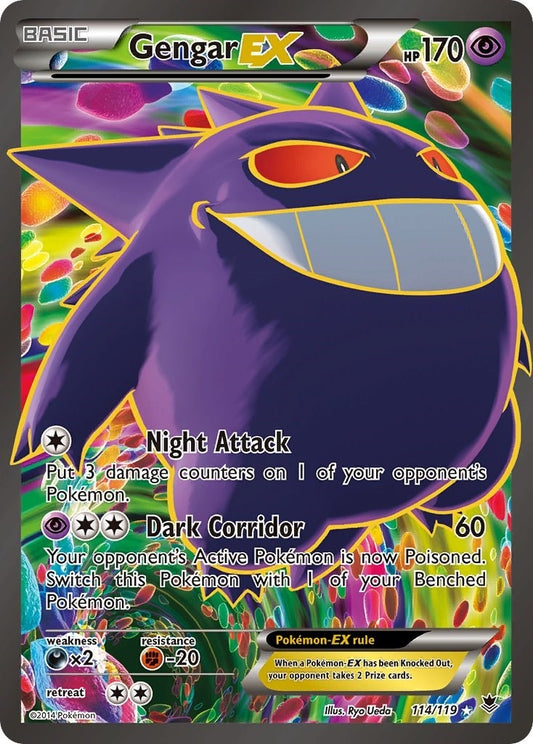 Gengar EX (114 Full Art) (114/119) (PHF)