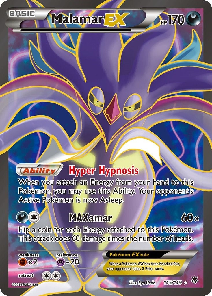 Malamar EX (115 Full Art) (115/119) (PHF)