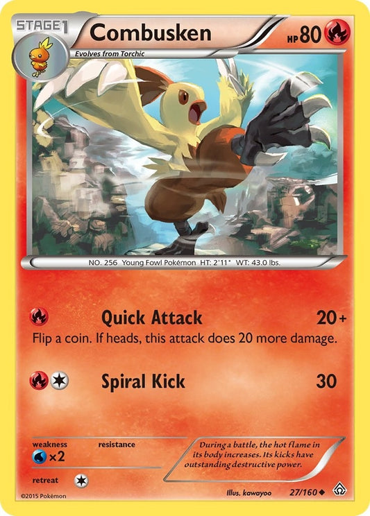 Combusken (27/160) (PRC)