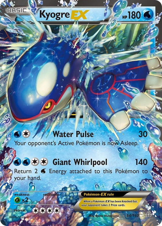 Kyogre EX (54/160) (PRC)