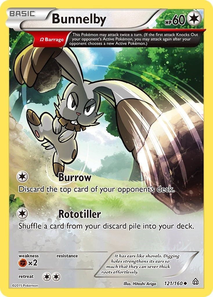 Bunnelby (Omega) (121/160) (PRC)