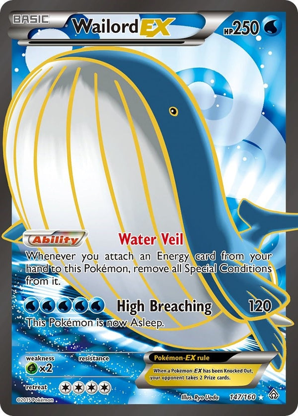 Wailord EX (147 Full Art) (147/160) (PRC)