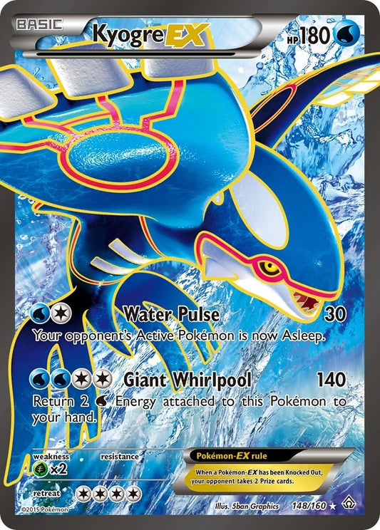 Kyogre EX (148 Full Art) (148/160) (PRC)