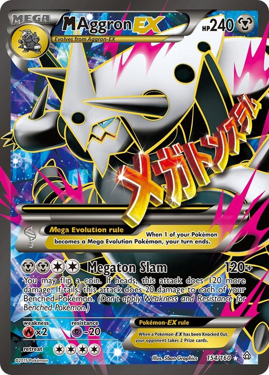 M Aggron EX (154 Full Art) (154/160) (PRC)