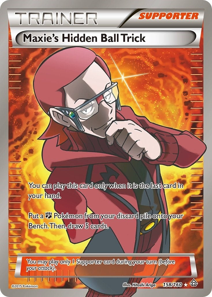 Maxie's Hidden Ball Trick (158 Full Art) (158/160) (PRC)