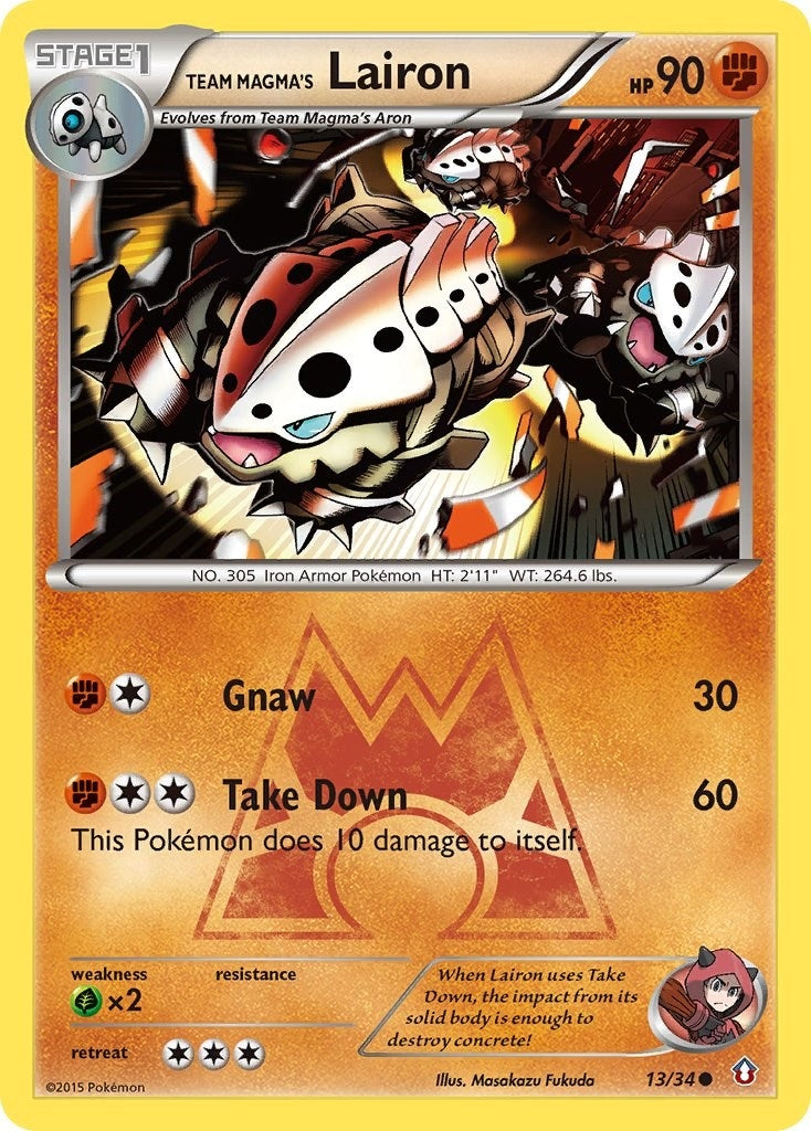 Team Magma's Lairon (13/34) (DCR)