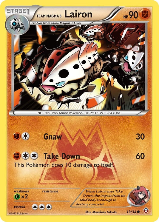 Team Magma's Lairon (13/34) (DCR)