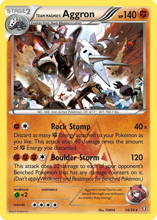 Team Magma's Aggron (14/34) (DCR)