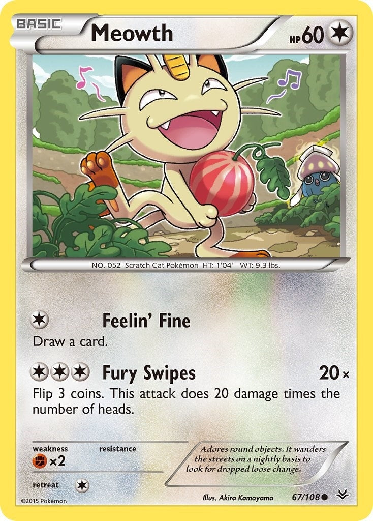 Meowth (67/108) (ROS)