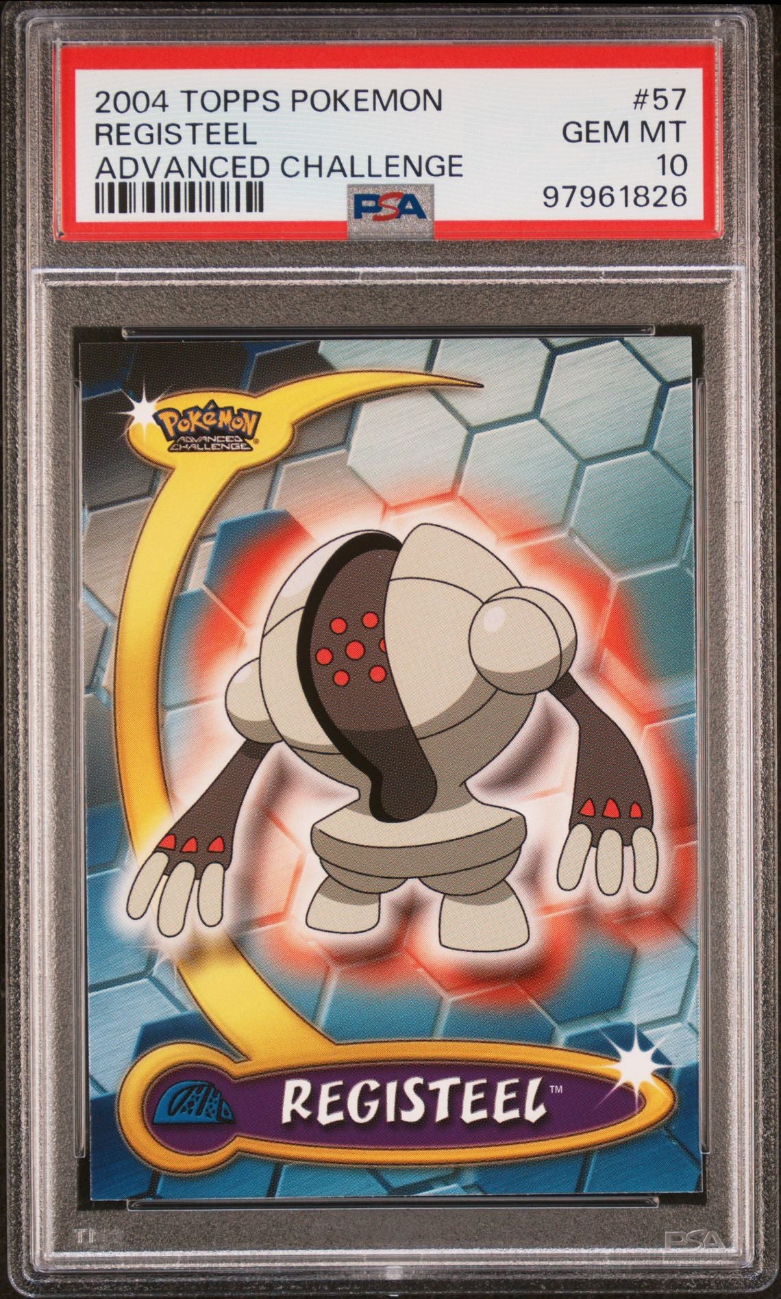 REGISTEEL ADVANCED CHALLENGE 2004 TOPPS POKEMON ADVANCED CHALLENGE PSA GEM MT 10
