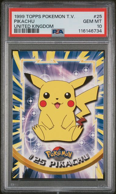 Pikachu Topps PSA 10