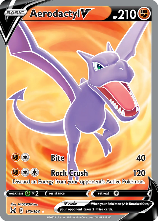 Aerodactyl V 179/196 - NM