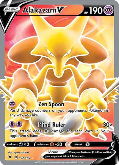 Alakazam V 172/185 - NM