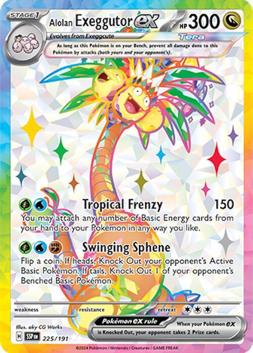 Alolan Exeggutor EX 225/191 - NM