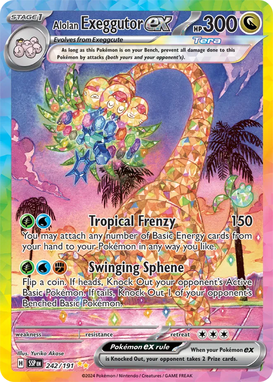 Alolan Exeggutor EX 242/191 - NM