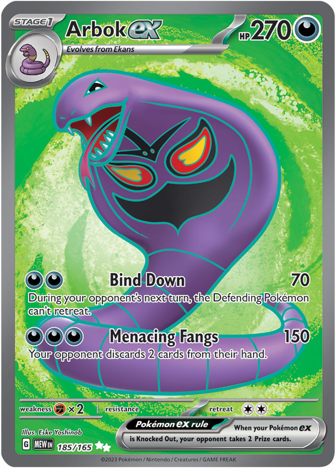 Arbok EX 185/165 - NM