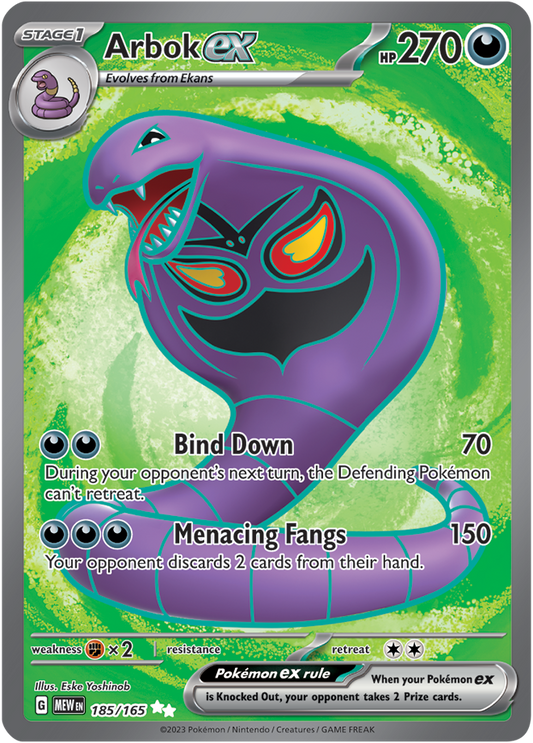 Arbok EX 185/165 - NM