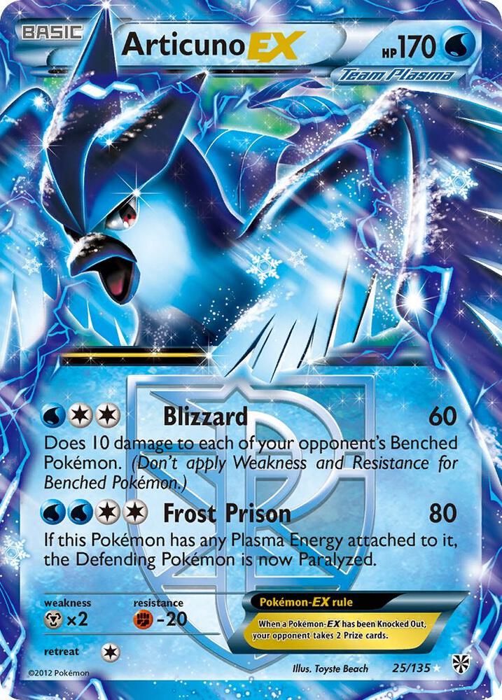 Articuno EX 25/135 - LP