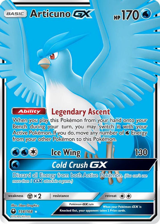 Articuno GX 154/168 - NM