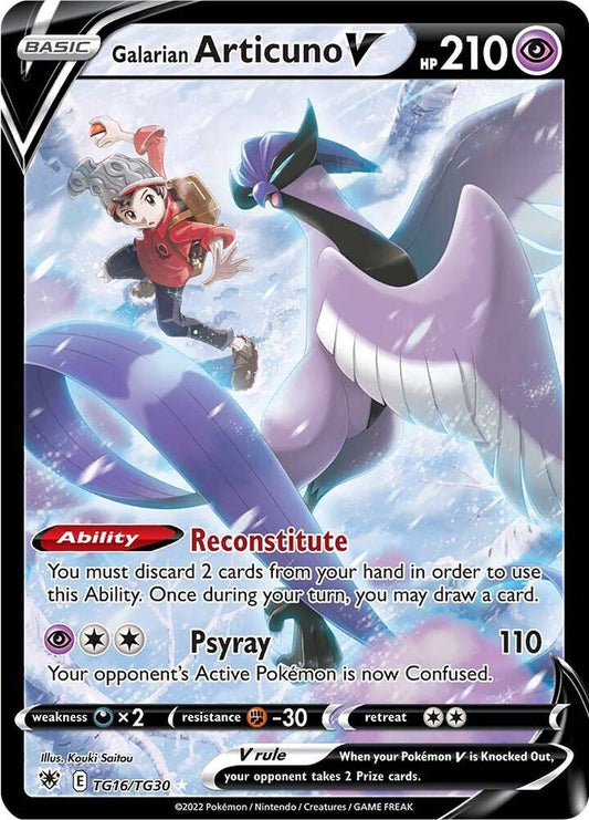 Galarian Articuno V TG16/TG30 - NM