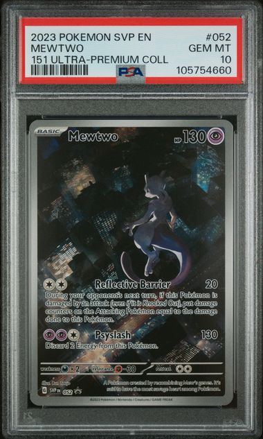 MEWTWO 151 ULTRA-PREMIUM COLL 2023 POKEMON SVP EN-SV BLACK STAR PROMO PSA GEM MT 10