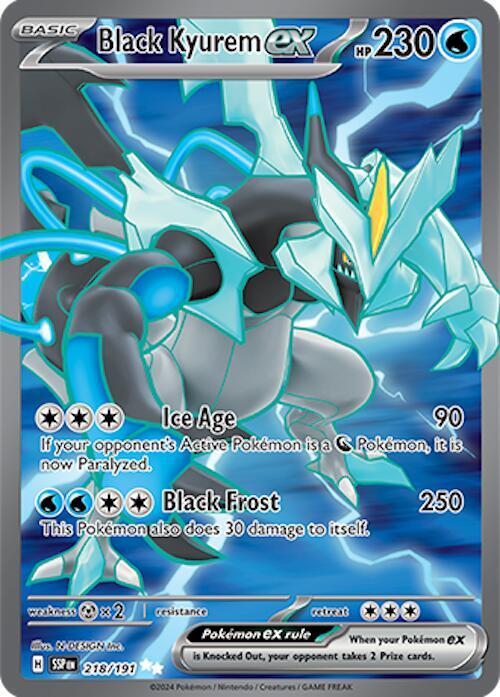 Black Kyurem EX 218/191 - NM