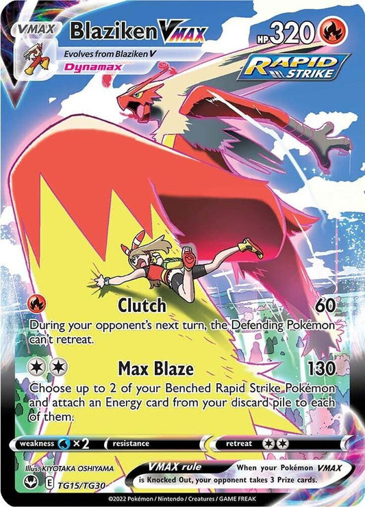 Blaziken VMAX TG15/TG30 - NM