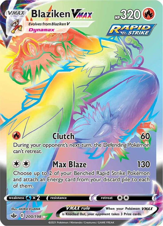 Blaziken VMAX 200/198 - NM