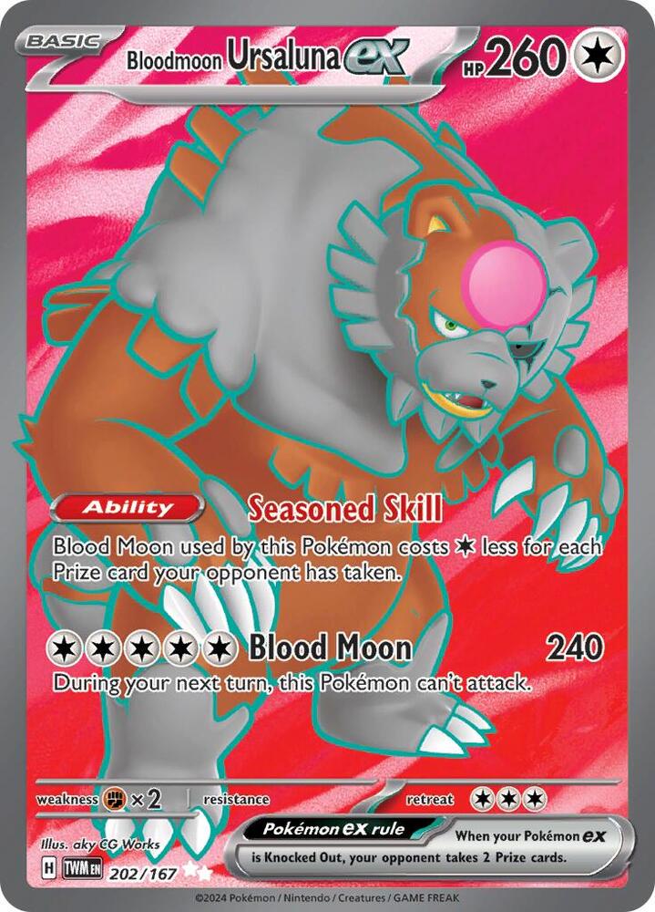 Bloodmoon Ursaluna EX 202/167 - NM