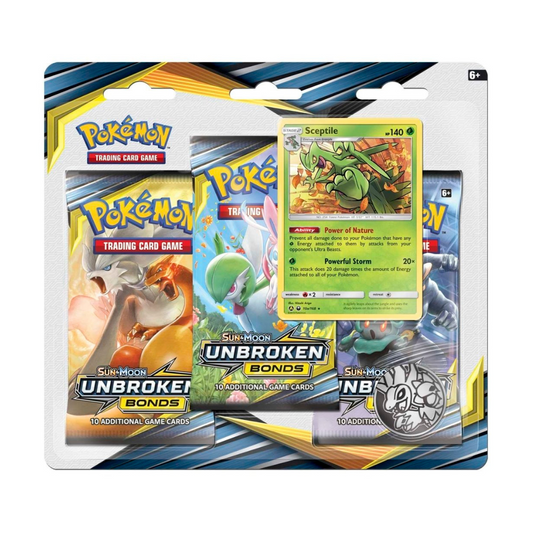 Unbroken Bonds 3 Packs Blister (Sceptile)