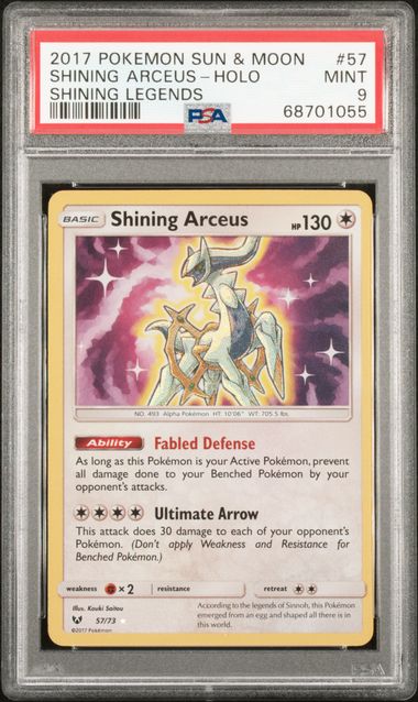 Shining Arceus PSA 9