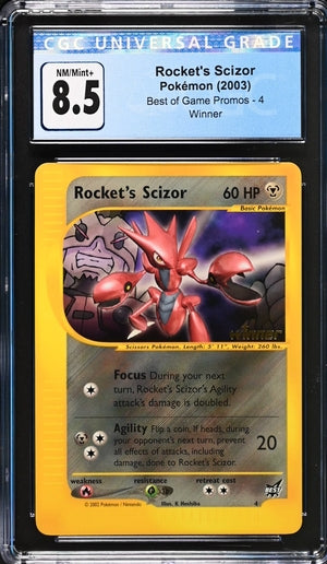 Rocket's Scizor Winner CGC 8.5