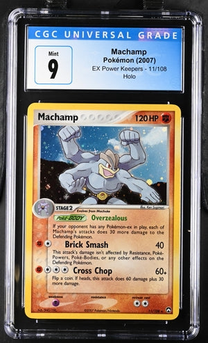 Machamp Holo CGC 9