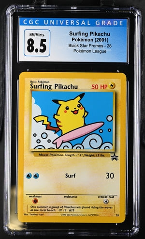 Surfing Pikachu CGC 8.5