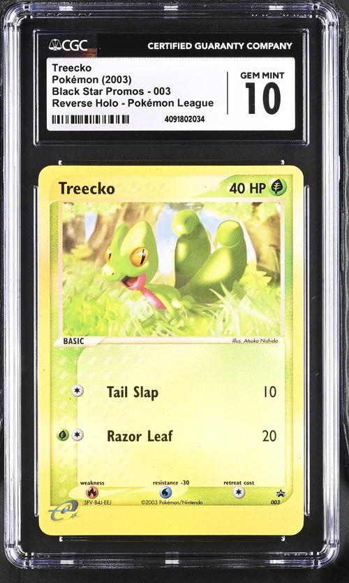 Treecko Reverse CGC 10